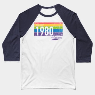 Classic 1980 Vintage - Perfect Birthday Gift Baseball T-Shirt